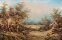 Large Fabulous 20th Century Vintage British Autumn Country Landscape Oil Painting (2 of 12) Large Fabulous 20th Century Vintage British Autumn Country Landscape Oil Painting (2 of 12)