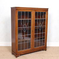 Oak Leaded Stained Glazed Bookcase Arts & Crafts Edwardian (6 of 11) Oak Leaded Stained Glazed Bookcase Arts & Crafts Edwardian (6 of 11)