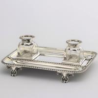 Quality Silver Inkstand with Twin Inkbottles by Elkington & Co. 1898 (5 of 12) Quality Silver Inkstand with Twin Inkbottles by Elkington & Co. 1898 (5 of 12)