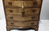 Burr Walnut Serpentine Shaped Chest of Drawers (2 of 9) Burr Walnut Serpentine Shaped Chest of Drawers (2 of 9)