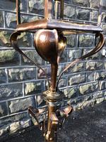 Pair of Antique Brass & Copper Lantern Lamps (8 of 10) Pair of Antique Brass & Copper Lantern Lamps (8 of 10)