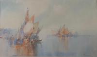 William Knox - Fine Watercolour Drawing of Grand Canal Venice (2 of 3) William Knox - Fine Watercolour Drawing of Grand Canal Venice (2 of 3)