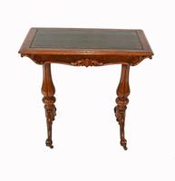 Victorian Writing Table Walnut Tulip Leg Desk c.1880 (2 of 10) Victorian Writing Table Walnut Tulip Leg Desk c.1880 (2 of 10)