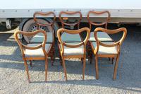 1850s Set 6 Victorian Mahogany Dining Chairs with Pale Green Upholstery (3 of 3) 1850s Set 6 Victorian Mahogany Dining Chairs with Pale Green Upholstery (3 of 3)