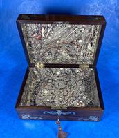 Victorian Jewellery Box with Mother of Pearl Inlay (10 of 13) Victorian Jewellery Box with Mother of Pearl Inlay (10 of 13)