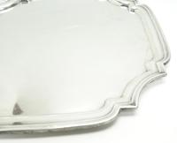 English Antique Solid Silver Tray, Super Design Fresh & Clean c.1970 (5 of 5) English Antique Solid Silver Tray, Super Design Fresh & Clean c.1970 (5 of 5)