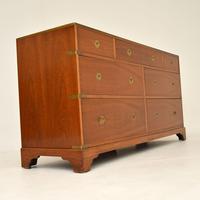 Antique Military Campaign Style Mahogany Chest / Sideboard (5 of 9) Antique Military Campaign Style Mahogany Chest / Sideboard (5 of 9)