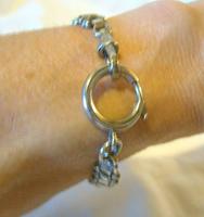 Antique Bracelet 1890s Victorian Silver Nickel Fancy Link 7 1/2" Length 13.6 Grams (12 of 12) Antique Bracelet 1890s Victorian Silver Nickel Fancy Link 7 1/2" Length 13.6 Grams (12 of 12)