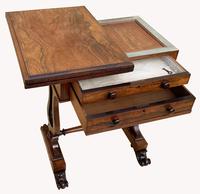 Lovely William IV Rosewood Card & Work Table (3 of 9) Lovely William IV Rosewood Card & Work Table (3 of 9)