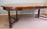Antique Burr Walnut Extending Dining Table Eight Seater (9 of 14) Antique Burr Walnut Extending Dining Table Eight Seater (9 of 14)