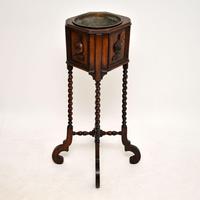 Antique Oak Barley Twist Jardiniere Planter Stand (3 of 8) Antique Oak Barley Twist Jardiniere Planter Stand (3 of 8)