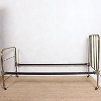 Brass Bed Frame Victorian 19th Century Single Bedframe Cast Iron (11 of 12) Brass Bed Frame Victorian 19th Century Single Bedframe Cast Iron (11 of 12)