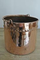 Fine Early 19th Century Copper Ember Bucket Coal Bucket Log Bucket (3 of 11) Fine Early 19th Century Copper Ember Bucket Coal Bucket Log Bucket (3 of 11)