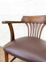Early 20th Century Antique Oak Desk Chair (4 of 9) Early 20th Century Antique Oak Desk Chair (4 of 9)