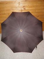 Antique Gold Plate Horse Carriage Driving Umbrella W/ Brown Canopy & Carved Top (2 of 15) Antique Gold Plate Horse Carriage Driving Umbrella W/ Brown Canopy & Carved Top (2 of 15)