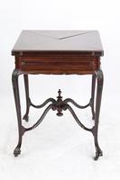 Victorian Mahogany Envelope Card Table (3 of 13) Victorian Mahogany Envelope Card Table (3 of 13)