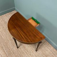 Elegant Small Edwardian Antique D End Games / Side Table (4 of 6) Elegant Small Edwardian Antique D End Games / Side Table (4 of 6)