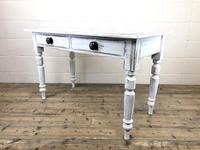 Distressed White Painted Victorian Pine Table (7 of 8) Distressed White Painted Victorian Pine Table (7 of 8)