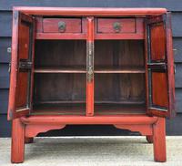 Excellent Pair of Chinese Red Lacquered Cabinets / Cupboards c.1900 (6 of 15) Excellent Pair of Chinese Red Lacquered Cabinets / Cupboards c.1900 (6 of 15)