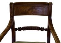 Set of 6 Regency Mahogany Chairs Including 2 Carvers (11 of 13) Set of 6 Regency Mahogany Chairs Including 2 Carvers (11 of 13)
