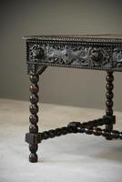 Antique Anglo Indian Carved Padouk Library Table (5 of 34) Antique Anglo Indian Carved Padouk Library Table (5 of 34)