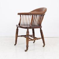 Victorian Antique Desk Occasional Chair c.1900