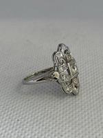 Art Nouveau 18ct White Gold Diamond Ring .88ct (8 of 8) Art Nouveau 18ct White Gold Diamond Ring .88ct (8 of 8)