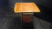 Golden Oak-flap Sided Tea Trolley with Drawer (4 of 4) Golden Oak-flap Sided Tea Trolley with Drawer (4 of 4)