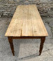 Large Antique Pine Farmhouse Table on Turned Legs (12 of 19) Large Antique Pine Farmhouse Table on Turned Legs (12 of 19)