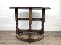 Unusual Antique Oak Oval Top Table (3 of 12) Unusual Antique Oak Oval Top Table (3 of 12)