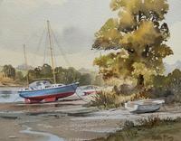 Superb Quality 20th Century Vintage Boats Estuary Seascape Watercolour Painting (4 of 11) Superb Quality 20th Century Vintage Boats Estuary Seascape Watercolour Painting (4 of 11)