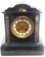 Antique French 8-day Slate Marble Mantle Clock – Victorian Striking Mantel Clock (2 of 12) Antique French 8-day Slate Marble Mantle Clock – Victorian Striking Mantel Clock (2 of 12)