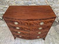 Regency Flame Mahogany Bow Front Chest of Drawers (3 of 17) Regency Flame Mahogany Bow Front Chest of Drawers (3 of 17)