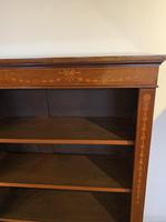 Edwardian Inlaid Open Bookcase (3 of 11) Edwardian Inlaid Open Bookcase (3 of 11)