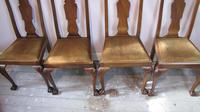 Set of four Queen Anne style mahogany dining chairs (4 of 6) Set of four Queen Anne style mahogany dining chairs (4 of 6)