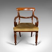 Antique Serpentine Armchair, English, Mahogany, Elbow Seat, Regency c.1820 (2 of 11) Antique Serpentine Armchair, English, Mahogany, Elbow Seat, Regency c.1820 (2 of 11)