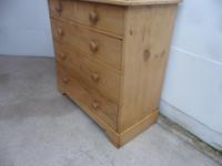 Lovely Waxed Victorian Antique Pine 5 Drawer Chest of Drawers (3 of 8) Lovely Waxed Victorian Antique Pine 5 Drawer Chest of Drawers (3 of 8)