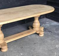 Bleached Oak Farmhouse Dining Table (2 of 12) Bleached Oak Farmhouse Dining Table (2 of 12)
