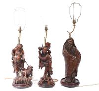 Set Hand Carved Chinese Buddha Lamps Antique Lights Figurines 1880 (2 of 16) Set Hand Carved Chinese Buddha Lamps Antique Lights Figurines 1880 (2 of 16)