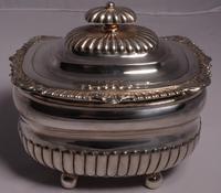 Fine George III Large Silver Tea Caddy by London Silversmiths J. W. Story & W. Elliott, 1811 (2 of 9) Fine George III Large Silver Tea Caddy by London Silversmiths J. W. Story & W. Elliott, 1811 (2 of 9)