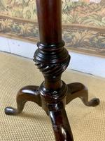 Small Georgian Mahogany Tilt Top Lamp Table (3 of 6) Small Georgian Mahogany Tilt Top Lamp Table (3 of 6)
