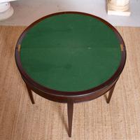 Demilune Card Table Edwardian Mahogany Folding Circular (9 of 11) Demilune Card Table Edwardian Mahogany Folding Circular (9 of 11)