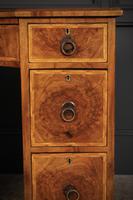 Queen Anne Style Burr Walnut Concave Writing Desk (7 of 18) Queen Anne Style Burr Walnut Concave Writing Desk (7 of 18)