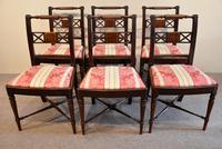 Classic Set of Six Regency Mahogany Dining Chairs (2 of 7) Classic Set of Six Regency Mahogany Dining Chairs (2 of 7)