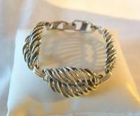 Vintage Sterling Silver Leaf Bracelet 1960s Beaucraft USA 6 3/4" Length 28 Grams (2 of 12) Vintage Sterling Silver Leaf Bracelet 1960s Beaucraft USA 6 3/4" Length 28 Grams (2 of 12)