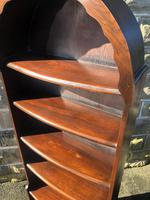 Antique Slim Oak Domed Top Open Bookcase (8 of 8) Antique Slim Oak Domed Top Open Bookcase (8 of 8)