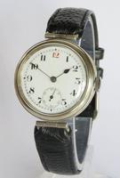 Watch: Antique Silver Audax Gents Wrist Watch