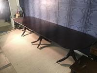 Mahogany Triple Pedestal Dining Table (4 of 10) Mahogany Triple Pedestal Dining Table (4 of 10)