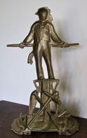 Unusual Nautical Brass Stick or Umbrella Stand in shape of Sailor (5 of 6) Unusual Nautical Brass Stick or Umbrella Stand in shape of Sailor (5 of 6)