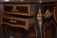 Striking 19th Century French Ebonised & Marquetry Side Table c.1880 (13 of 18) Striking 19th Century French Ebonised & Marquetry Side Table c.1880 (13 of 18)